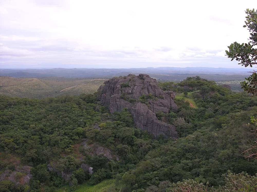 Paisagem da Serra do Cipó na região de Alto do Palácio, no Espinhaço mineiro