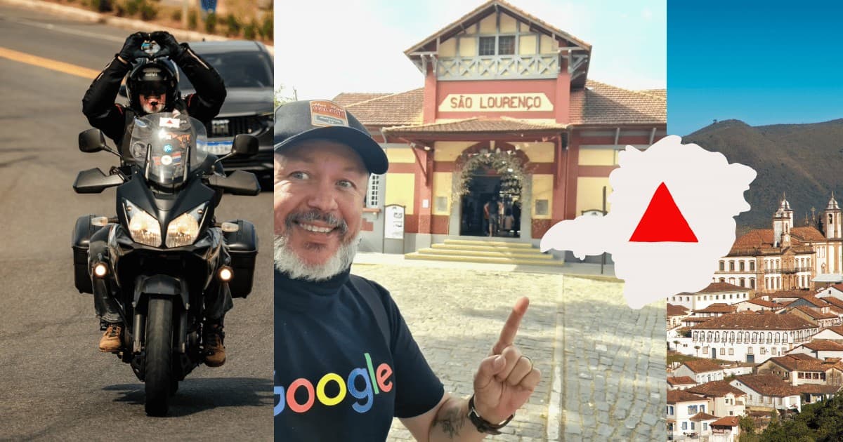 Mauro Assumpção: o homem que quer conhecer os 853 municípios de Minas de moto