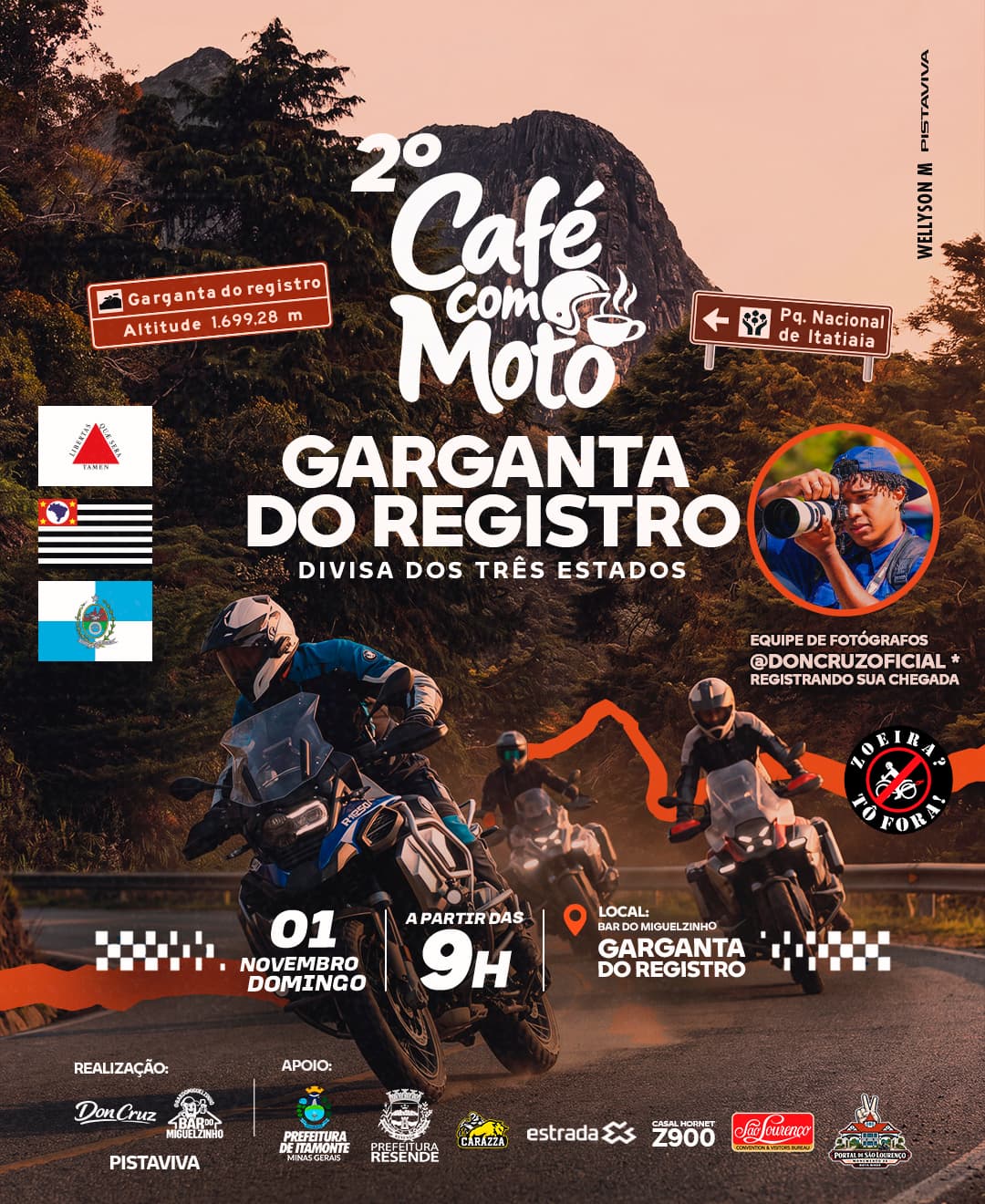2º Café com Moto na Serra — Garganta do Registro