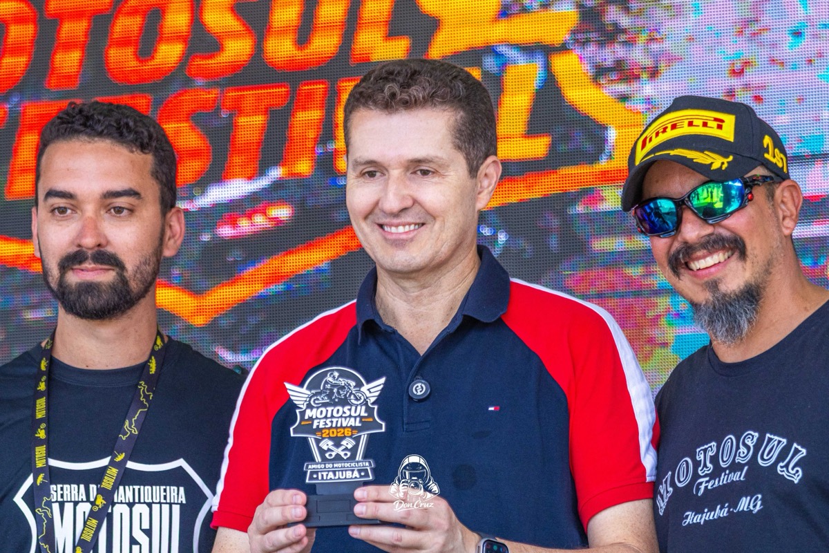 Premiação no palco do Motosul Festival